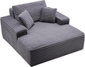 VEVOR Chaise Lounge Chair, 48 in Boneless Chaise Lounge Indoor, Modern by VEVOR