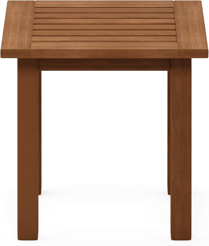 Furinno FG18506 Tioman Hardwood Patio Furniture Outdoor End Table - Image 7