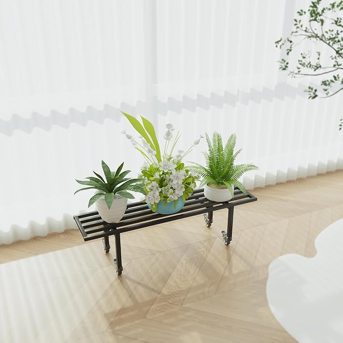 Zhongma One Tier Metal Plant Stand - Image 8