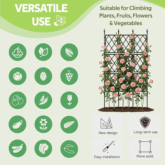 Garden Trellis for Climbing Plants Outdoor - Image 5