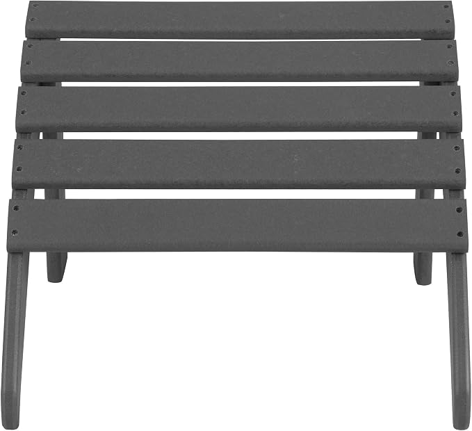 WO Home Furniture Adirondack Ottoman Outdoor Patio Footrest 13.5" Inch Folding - Image 6