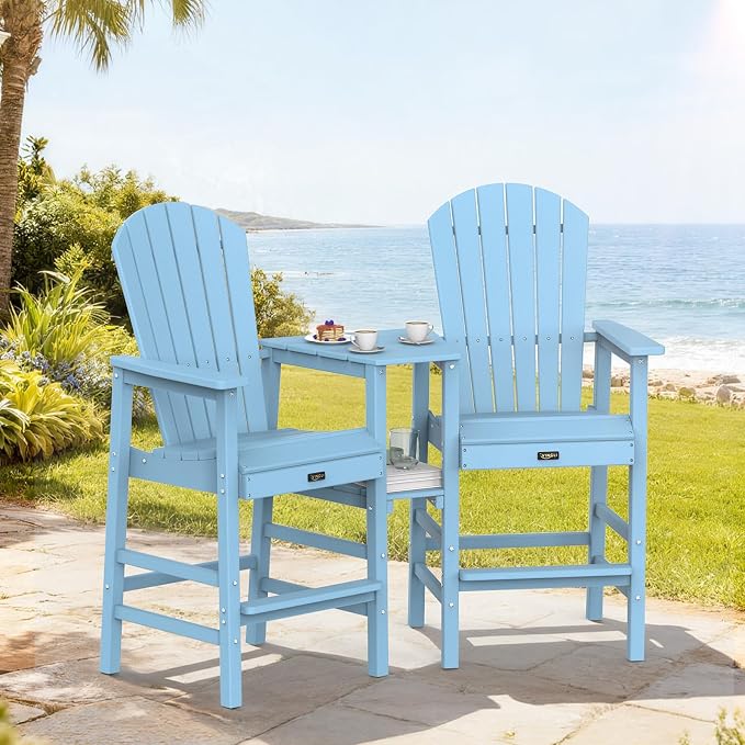 VINGLI Tall Adirondack Chairs Set of 2 - Image 2