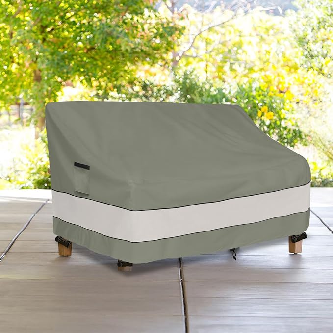 Outdoor Sofa Cover, Patio Loveseat Cover, 2-Seater Sofa Cover, Waterproof Heavy - Image 8