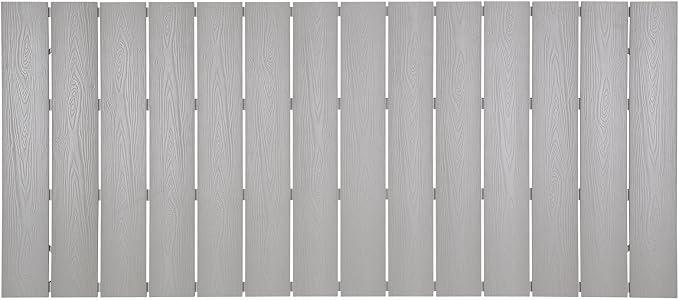 Modway EEI-1509-WHI-LGR Maine White Light Gray 80" Outdoor Patio Dining Table - Image 4
