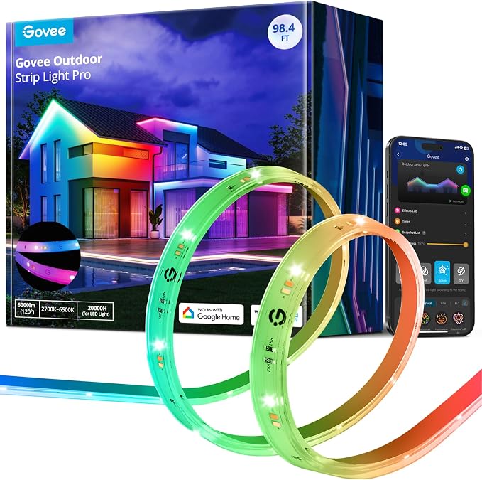 Govee Outdoor LED Strip Lights RGBIC by Govee