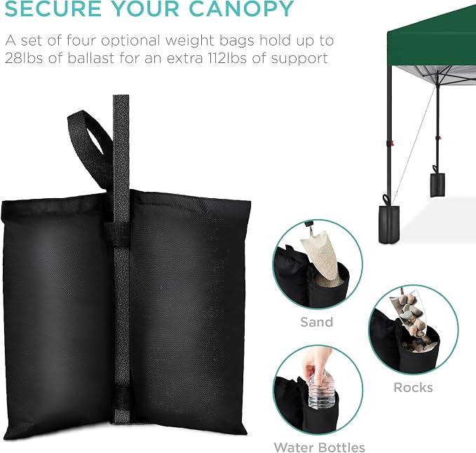 Best Choice Products 10x10ft Pop Up Canopy Tent, Outdoor Shade, 1 Person 1 - Image 6