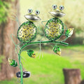 Bshine Outdoor Solar Garden Decorative Frog Lights, Waterproof LED Metal Stake by Bshine