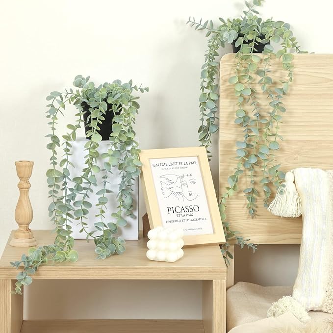 COCOBOO 3pcs Hanging Fake Plants, Artificial Hanging Plants Fake Potted - Image 7