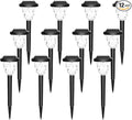 GIGALUMI 12 Pack Solar Lights Outdoor, Solar Pathway Lights by GIGALUMI
