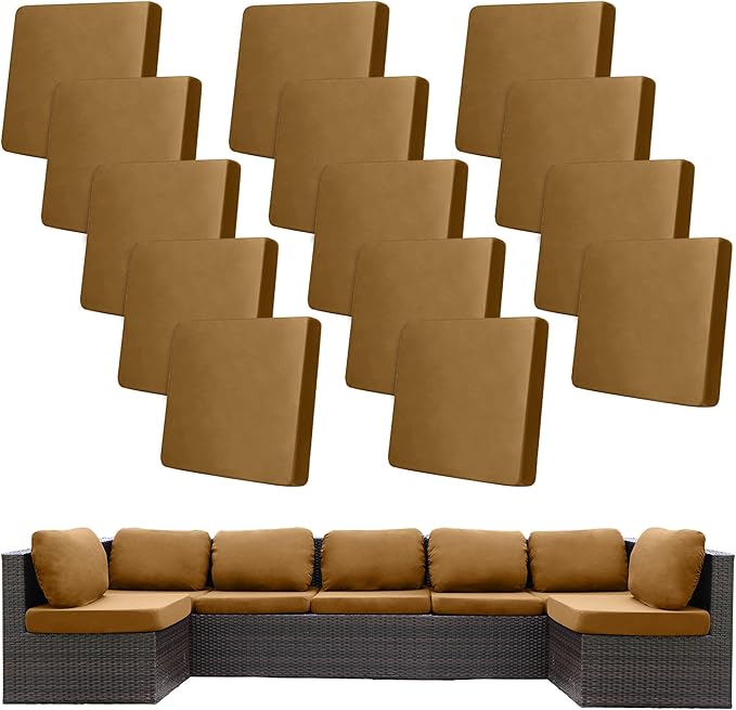 14Pcs Stretch Patio Cushion Covers, Outdoor Couch Covers Replacement, Outdoor by BIETYONE