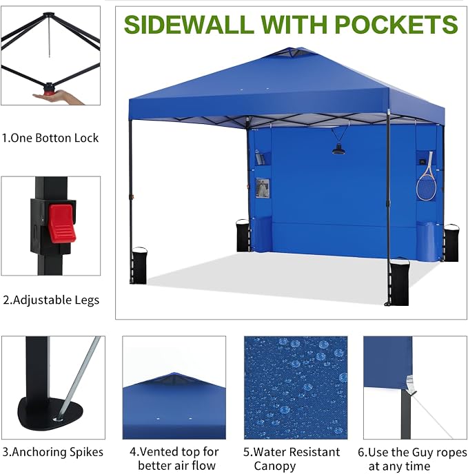 10'x10' Pop Up Canopy Tent - Image 2