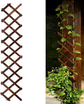 Expandable Garden Trellis, Wooden Lattice Wall Fence Trellis by Bounmer