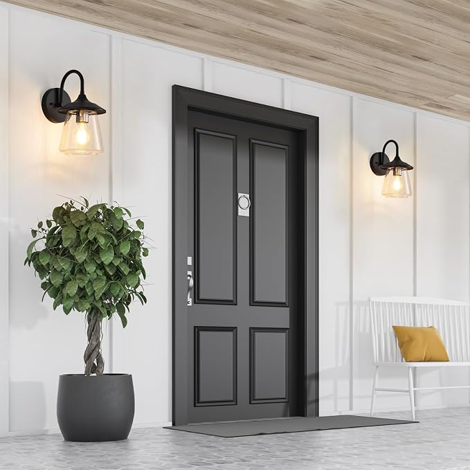 Outdoor Wall Sconce, Exterior Waterproof Wall Light Fixture, Outside Porch Light - Image 2