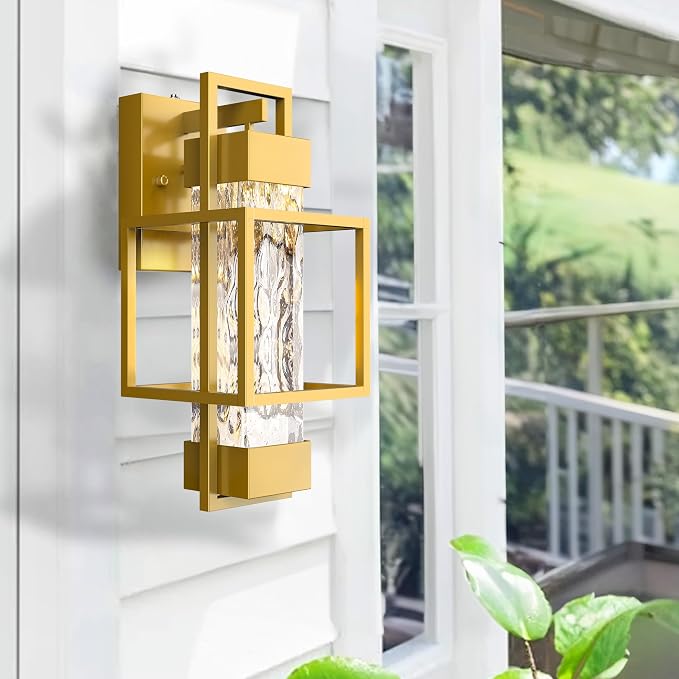 PARTPHONER Modern Outdoor Light Fixtures Dusk to Dawn Outdoor Lighting 2 Pack - Image 5