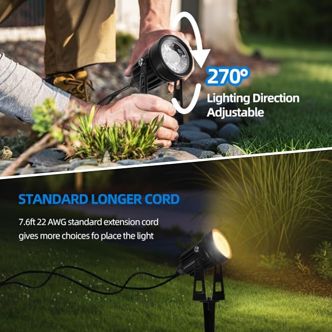 All-in-One Low Voltage Landscape Lighting, Dusk to Dawn Transformer Timer - Image 5