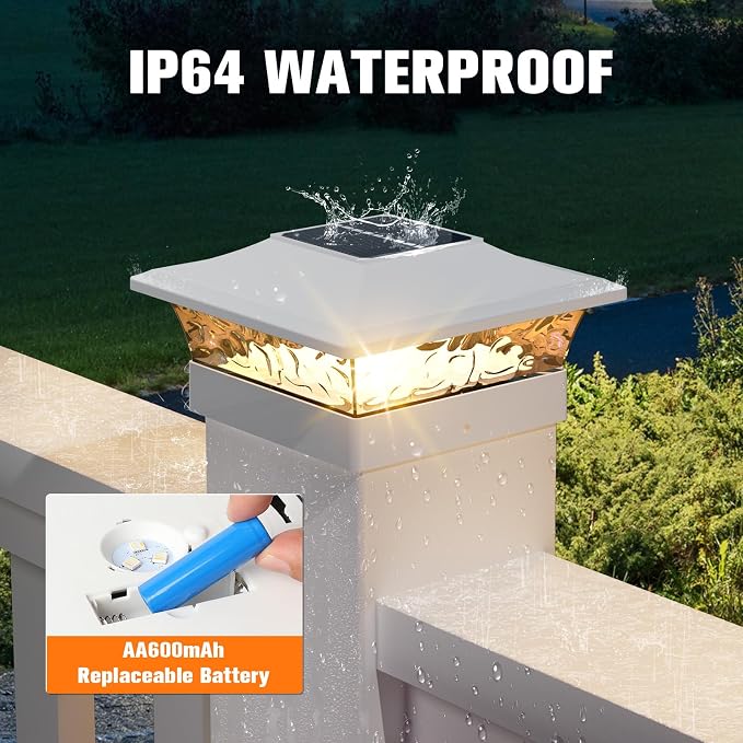 APONUO Solar Post Cap Lights - Image 6