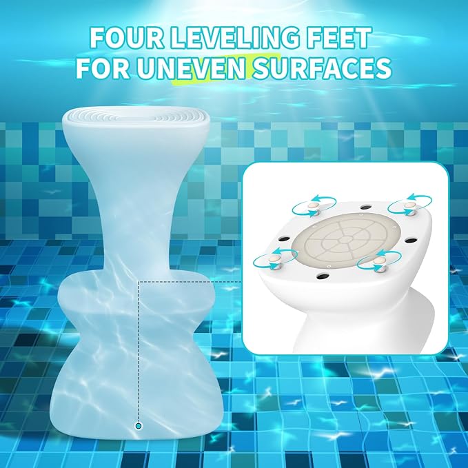 30" Pool stools for Underwater, Pre-Weighted Pool Stool - Image 8