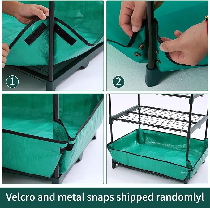 Mini Greenhouse for Indoor Outdoor, 5 Tier Shelves Rack Small Green House Heavy - Image 6