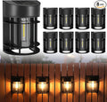 Solar Fence Lights Outdoor, 8 Pack Waterproof Solar Lights Outdoor, Outdoor by DOESLAG
