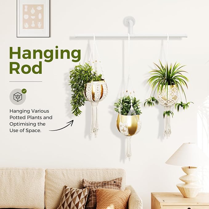 Bamworld Hanging Planters for Indoor Plants Plant Hanger Indoor Hanging Plant - Image 2