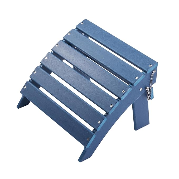 VEVOR Adirondack Ottoman, 15.7L x 18.9W x 13H Inch HDPE Plastic Folding - Image 12