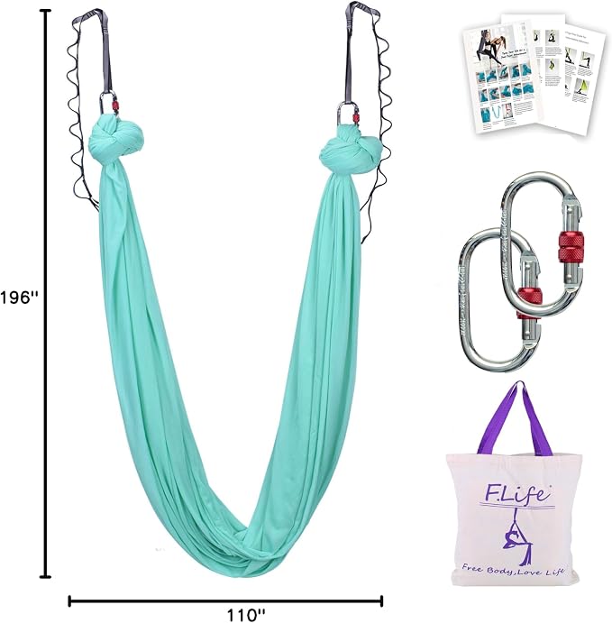 F.Life Aerial Silk Yoga Hammock & Swing - Image 7