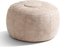 Thgonwid Unstuffed Moroccan Storage Pouf Foot Stool Ottoman Seat Handmade Faux by Thgonwid