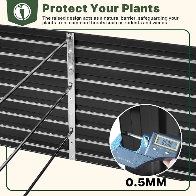 DTIG Galvanized Raised Garden Bed - Image 4