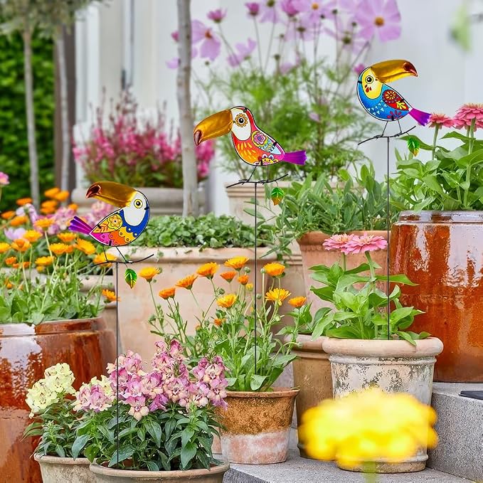 Decorative Garden Stakes, Waterproof Spring Garden Stakes Decorative - Image 6