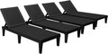 Devoko Outdoor Chaise Lounge Chair Set of 4 by DEVOKO