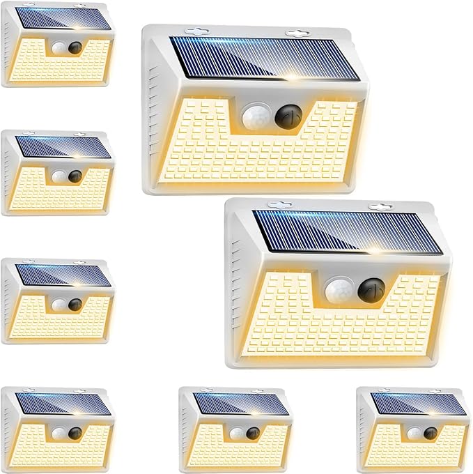 Peasur Solar Lights Outdoor Motion Sensor Waterproof, 3 Modes Security Wall by Peasur