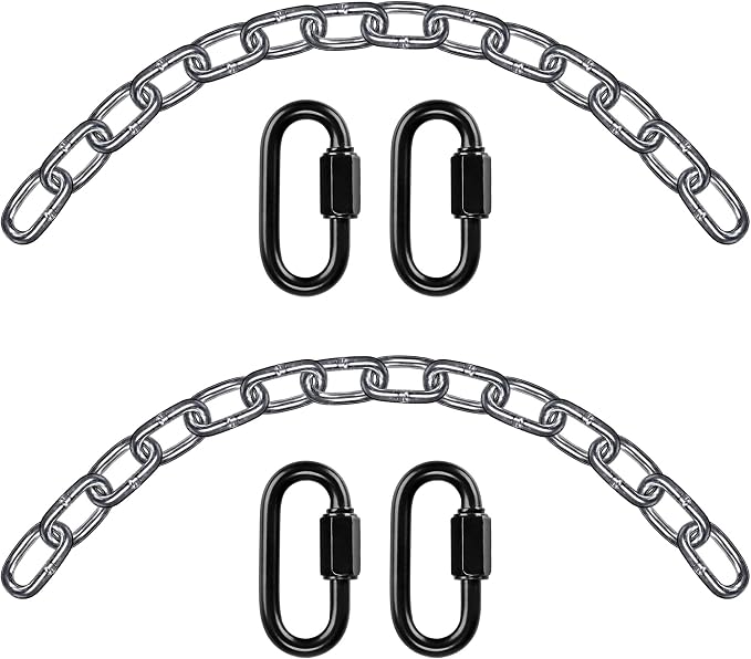 BeneLabel 2Pcs 28 inch Silver Hanging Chain Kits by BeneLabel