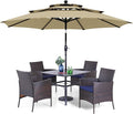PHI VILLA 5 Piece Patio Dining Set by PHIVILLAThepioneerofcomfortablehouseholdsupplies