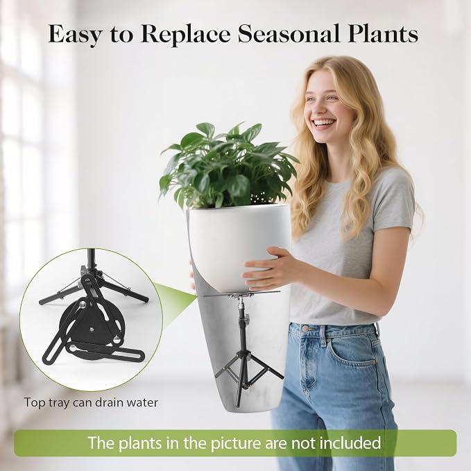 AZEAM Adjustable Plant Risers for Inside Pots, Height Planter Lifter Stand for - Image 3