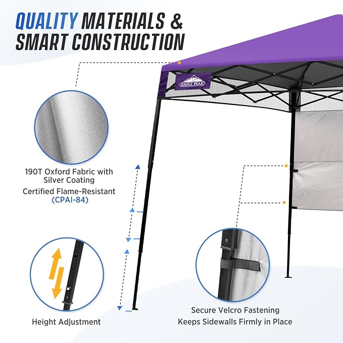 EAGLE PEAK 8x8 Pop Up Canopy Tent - Image 7
