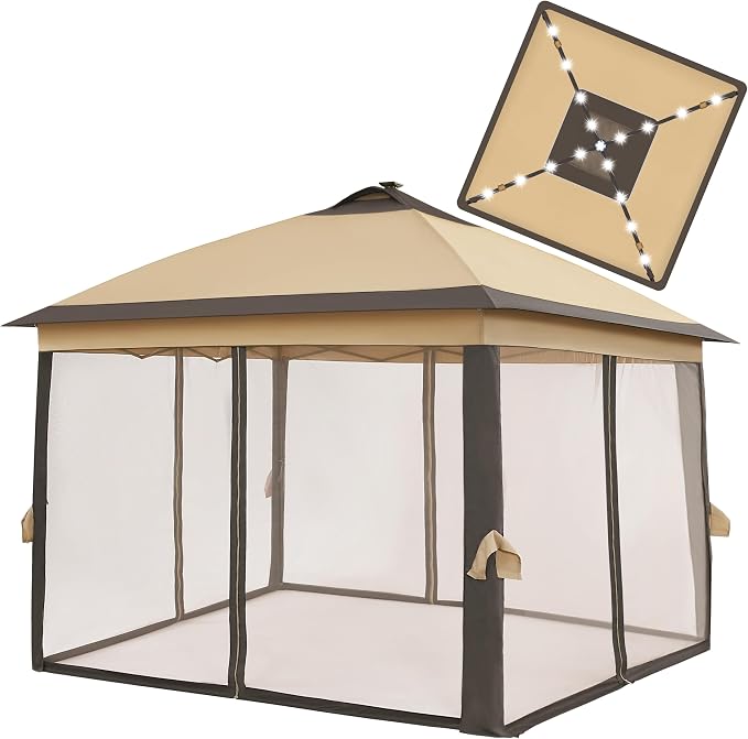 Yaheetech 11'x11' Pop Up Gazebo Instant Tent - Image 9