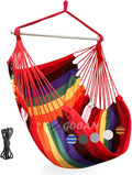 Hammock Chair Large Hammock Swing, 110 x 150cm Load 150kg, Cotton Hammock Chair by GOCAN
