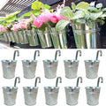 LaLaGreen Fence Planters for Outdoor Plants Railing Planter Metal Herb Garden by L%C3%A1L%C3%A1Green