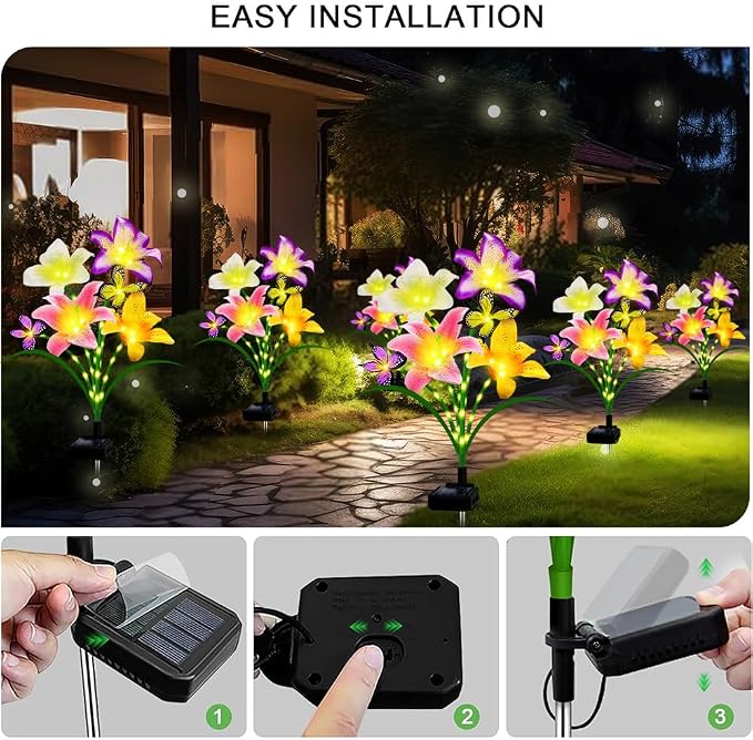 Solar Garden Lights 2 Pack - Image 5