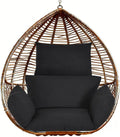 Patio Hanging Egg Chair Cushion Replacement Thicken Seat Pad Hammock Swing by ChairCushions