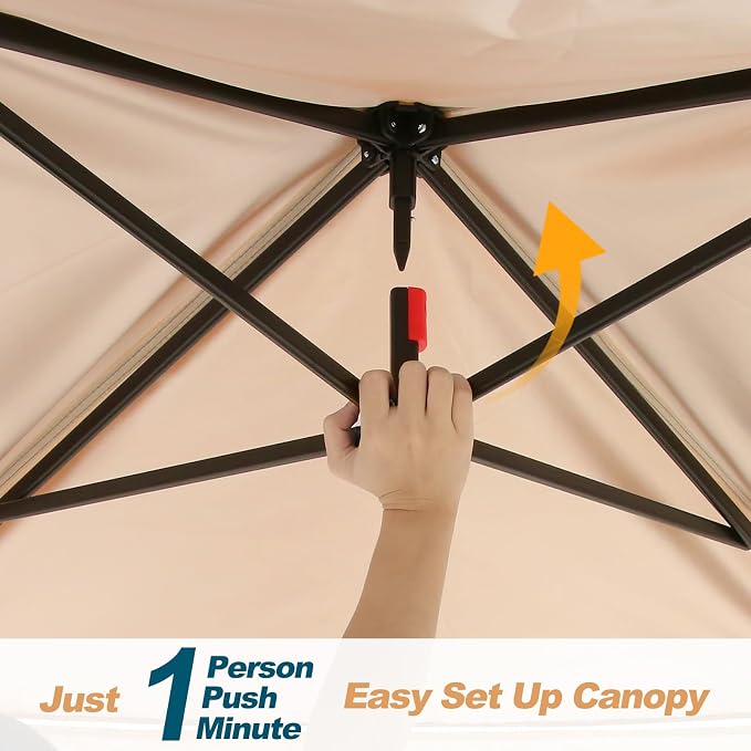 COBIZI 10x10 Pop Up Gazebos on Clearance 11x11 Canopy Tent Easy Up Outdoor - Image 5