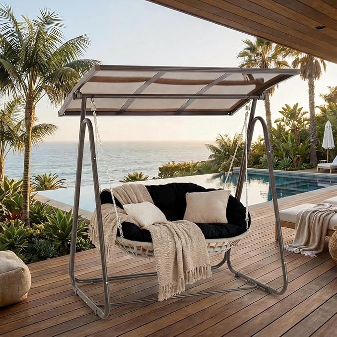 2-Person Outdoor Porch Swing by BUPPLEE