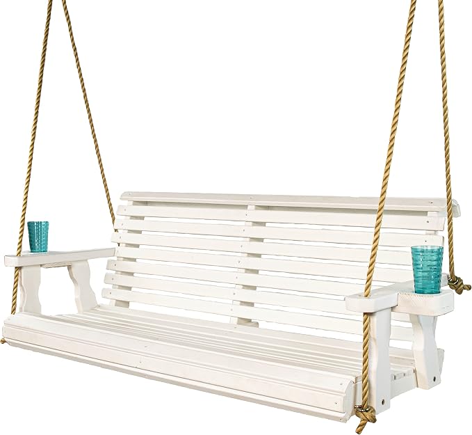 Amish Casual Heavy Duty 800 Lb Roll Back Treated Porch Swing by AmishCasual