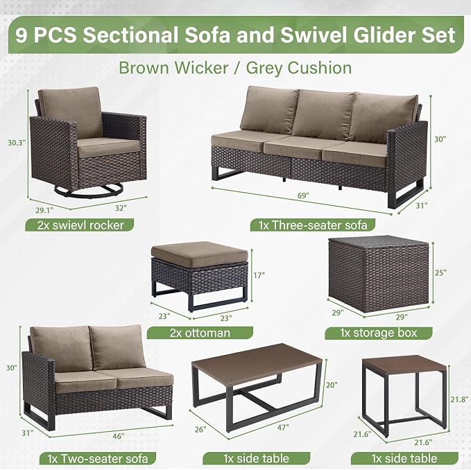 Belord Patio Conversation Set - Image 2