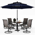 PHI VILLA Patio Dining Set by PHIVILLAThepioneerofcomfortablehouseholdsupplies