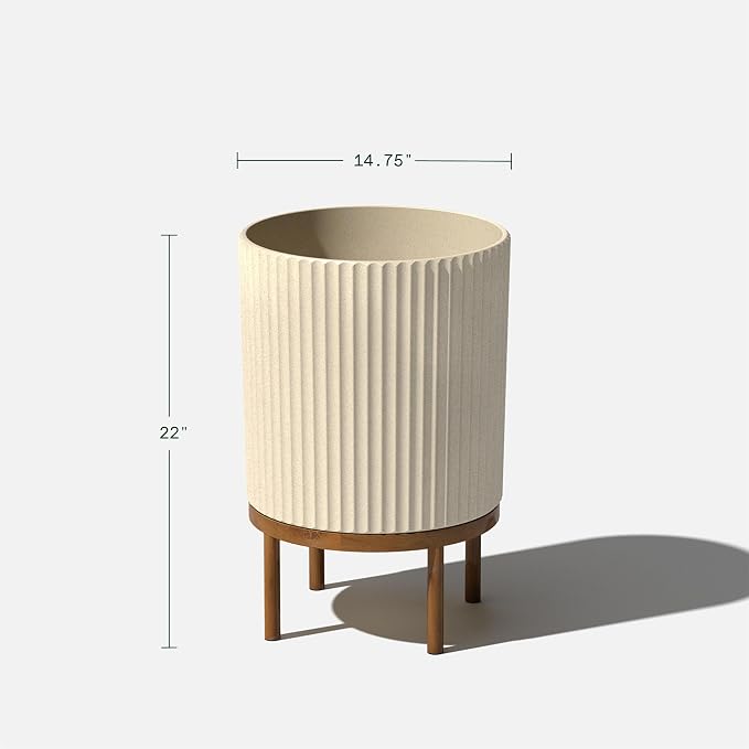 Veradek Demi Series Round Planter w/ Stand - Image 3