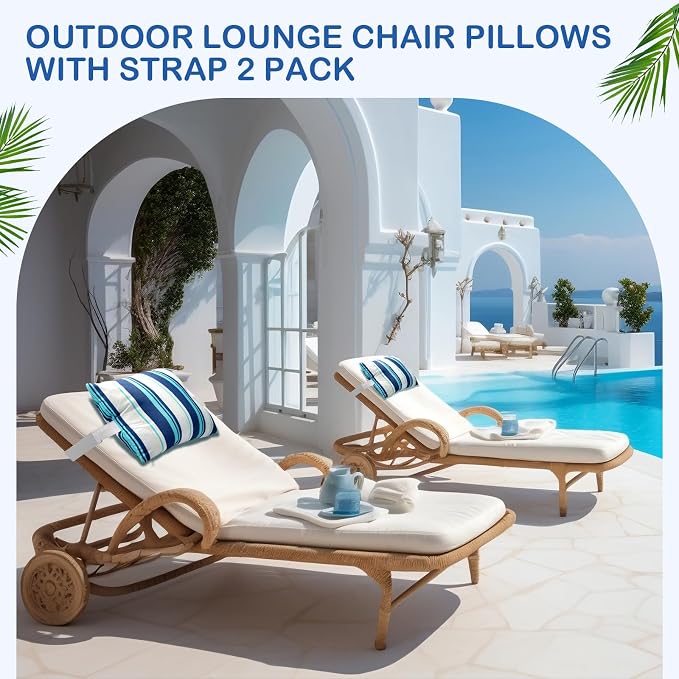 4 Pcs Chaise Lounge Pillow - Image 6