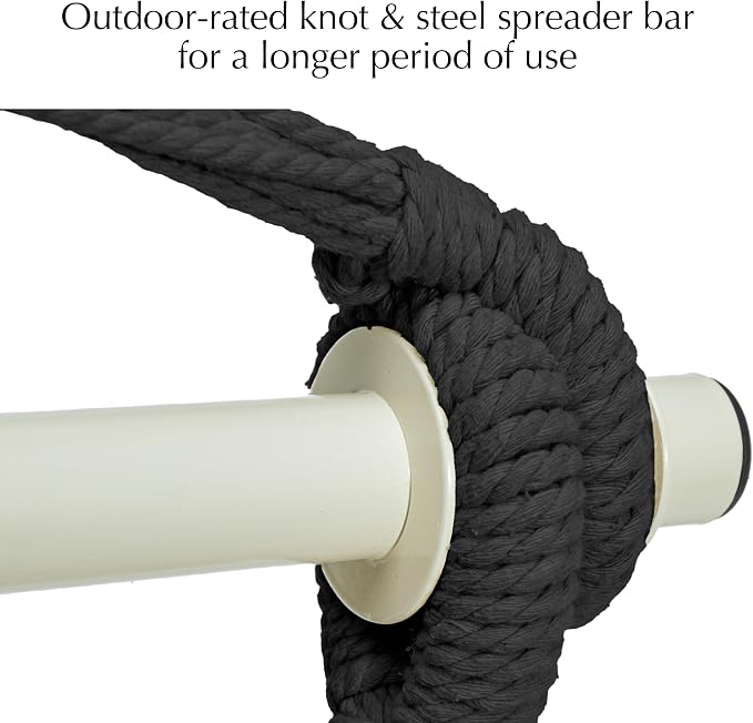 PNAEUT Hammock Chair Hanging Rope Swing - Image 5