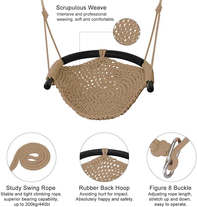 JKsmart Toddler Swing, Swing Seat - Image 4