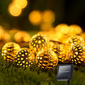 Solar String Lights Outdoor 11.6FT 30LED Globe String Lights by Lightique